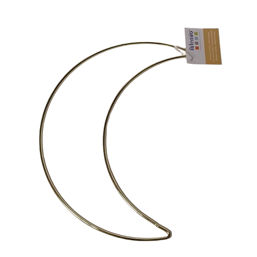 lune doré métal