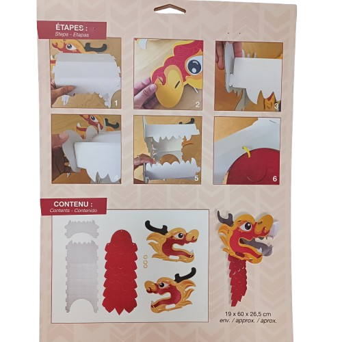 masque dragon en kit