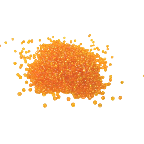 perles de rocaille 2 mm orange rosé