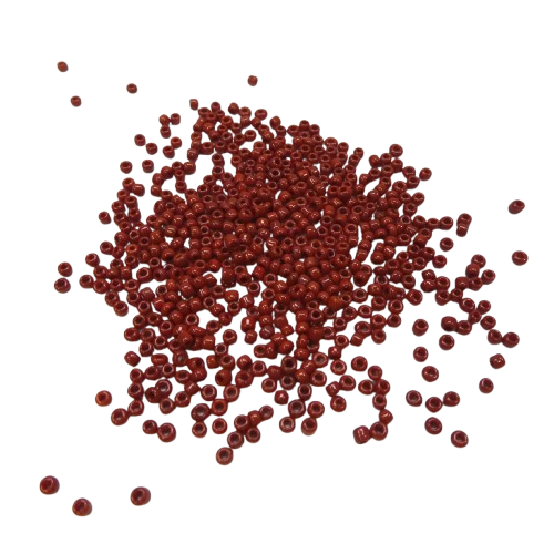 perles de rocaille 2 mm bordeaux