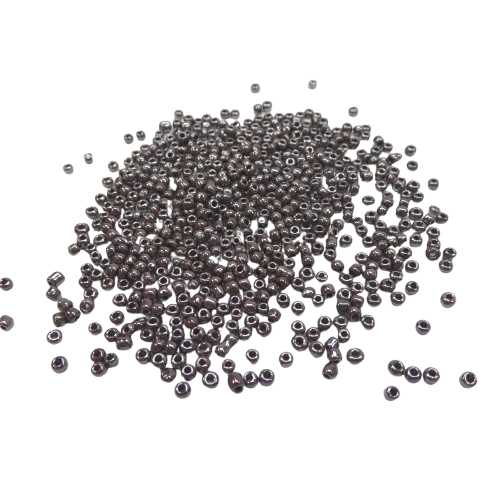 perles de rocaille 2 mm violettes