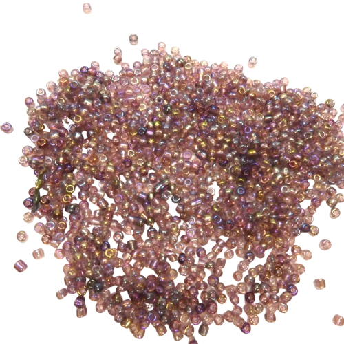 perles de rocaille 2 mm violettes