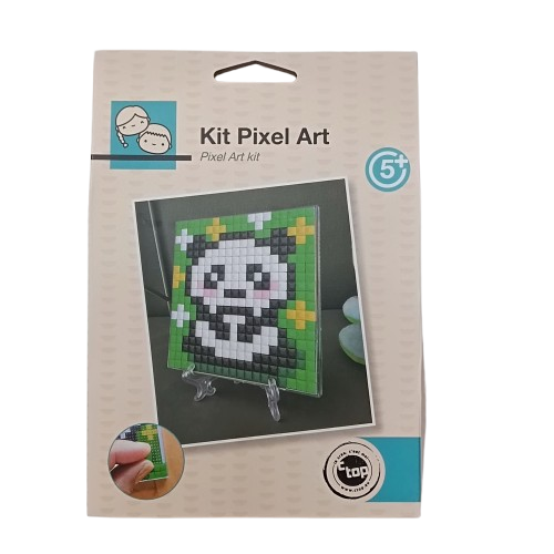 pixel art panda