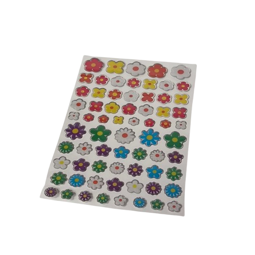 stickers fleurs epoxy