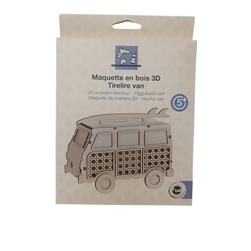 maquette van bois