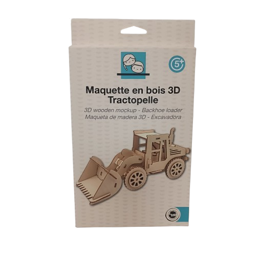 maquette tractopelle