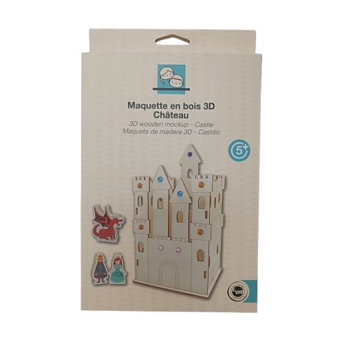maquette chateau bois