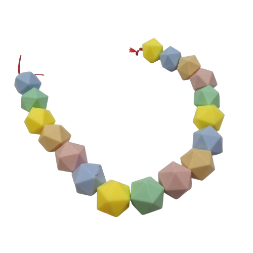 perles silicone hexagonale