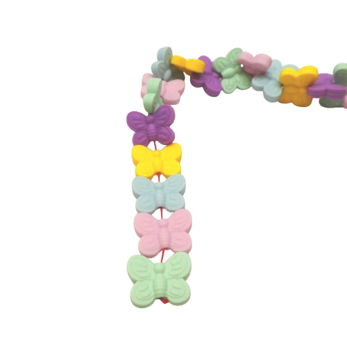 perles silicone papillon