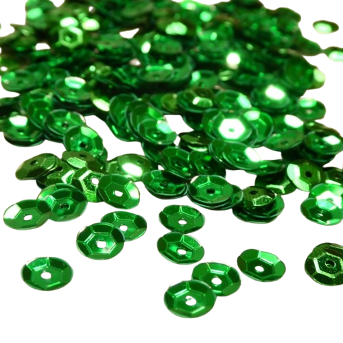 sequins vert