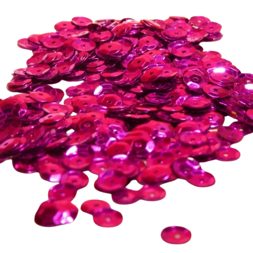 sequins fuschia