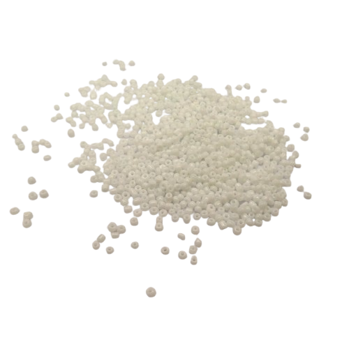 perles de rocailles 2 mm blanches