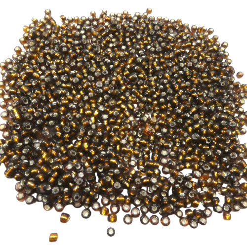perles de rocailles 2 mm marrons
