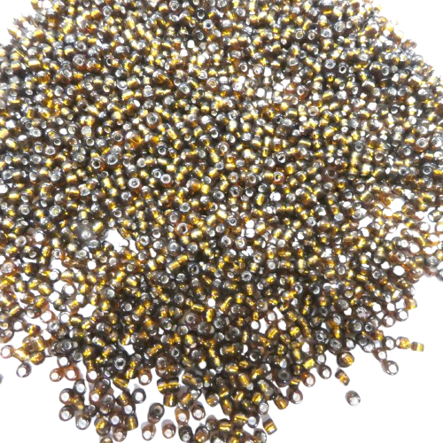 perles de rocailles 2 mm marrons