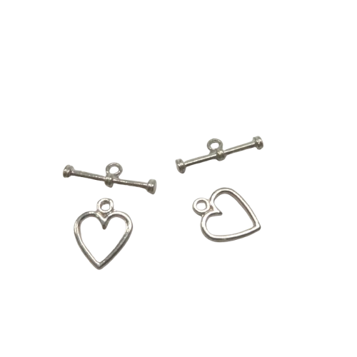 fermoir T coeur