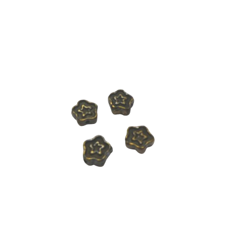 perles étoile bronze
