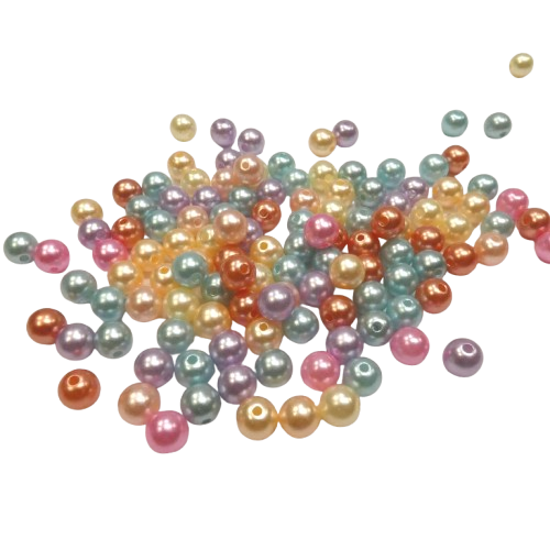 perles nacrées pastels