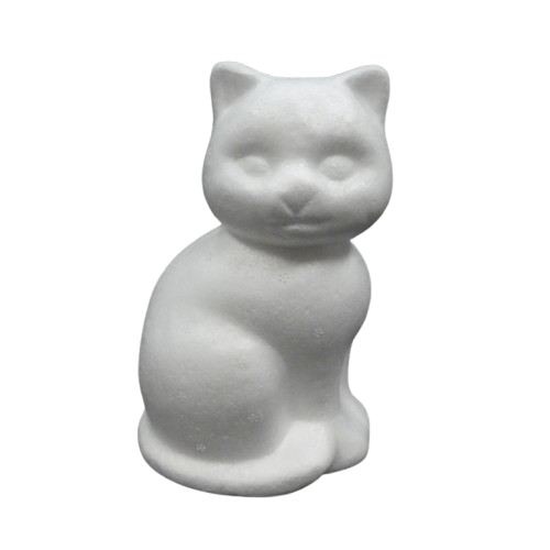 chat polystyrène