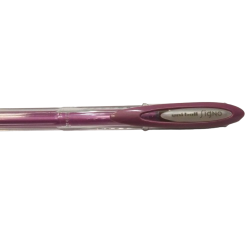 signo gel métallisé rose