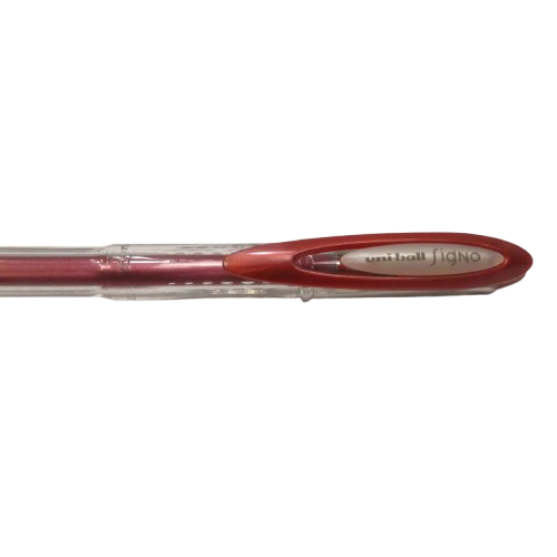 signo gel métallisé rouge