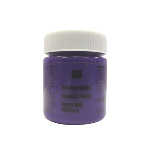 peinture textile rico design violet