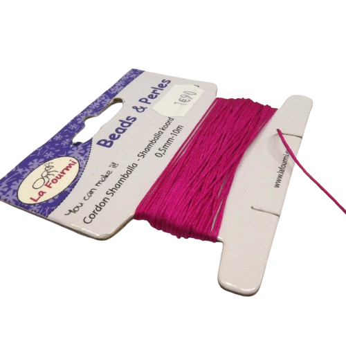 fil polyester 0.5 mm fuschia
