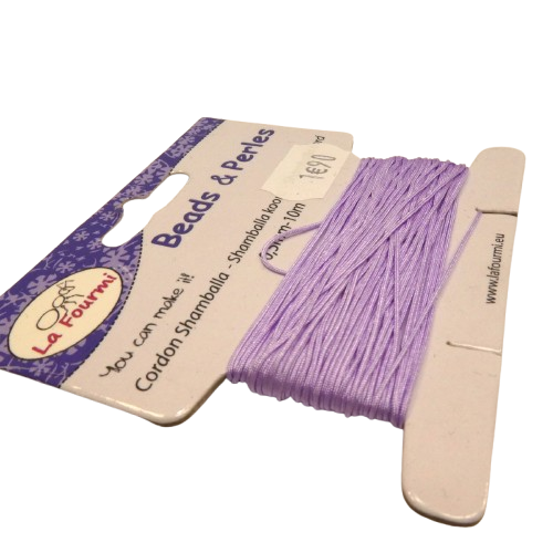fil polyester 0.5 mm lilas