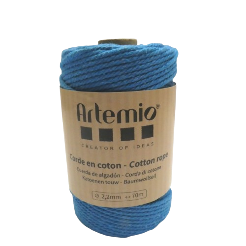 coton macramé 2,2 mm artemio turquoise