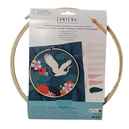 Kit punch needle graine creative grue