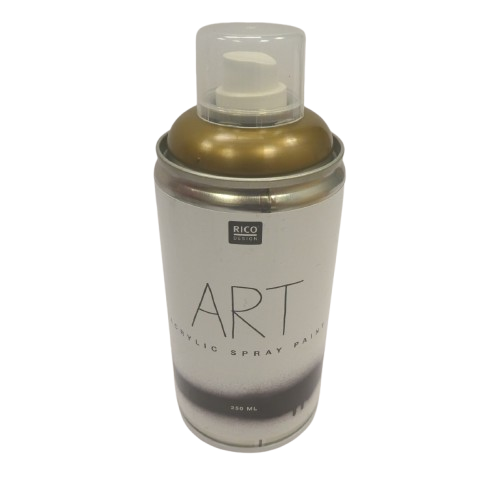spray peinture acrylique Rico Design doré