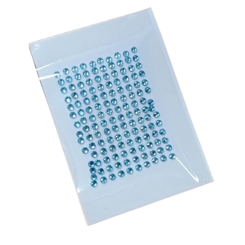 strass thermocollant 3 mm bleu clair
