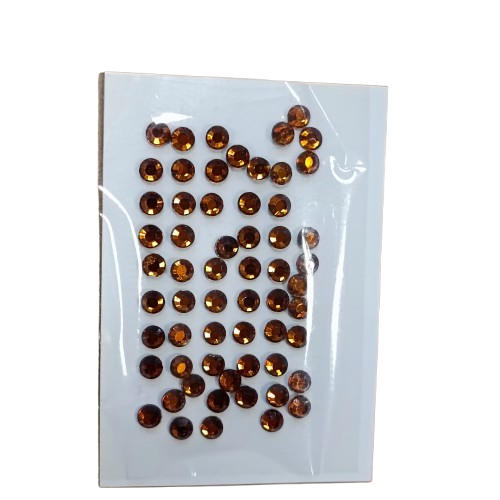 strass thermocollant 5 mm orange