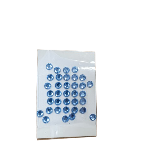 strass thermocollant 6 mm bleu