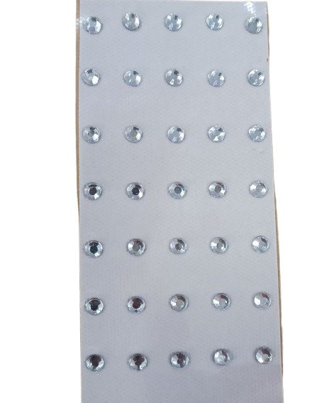 strass thermocollant 6 mm argenté