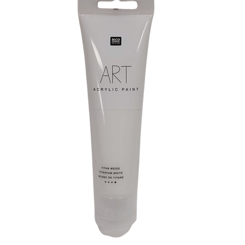 peinture acrylique blanc
