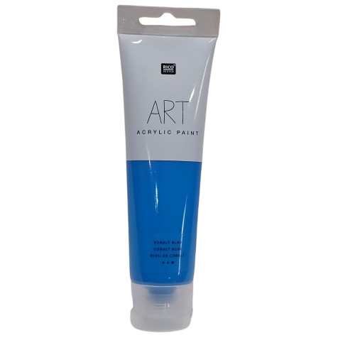 peinture acrylique bleu de cobalt