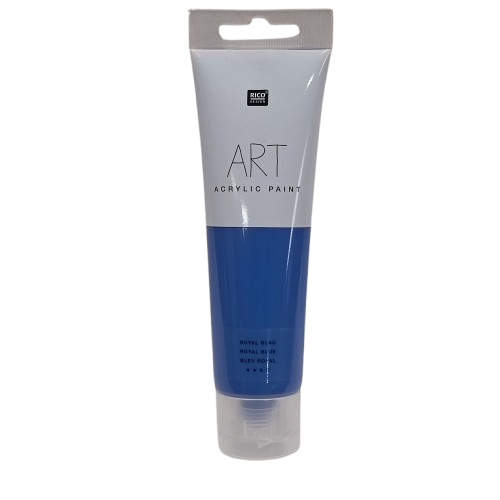 peinture acrylique bleu royal