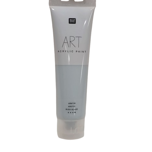 peinture acrylique bleu glace