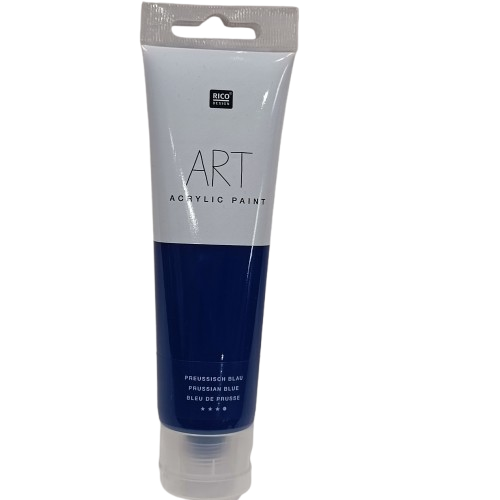 peinture acrylique bleu de prusse