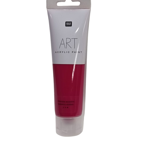 peinture acrylique magenta