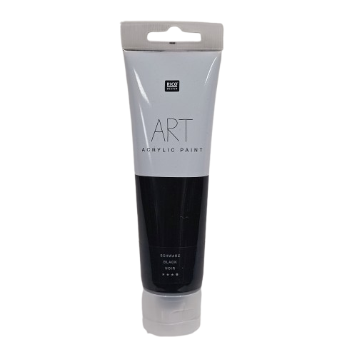 peinture acrylique noir
