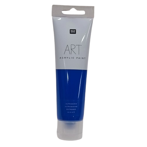 peinture acrylique outremer