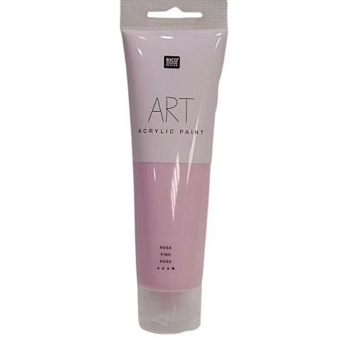 peinture acrylique rose