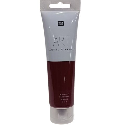 peinture acrylique rouille