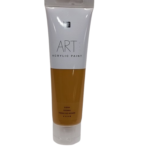 peinture acrylique terre de sienne