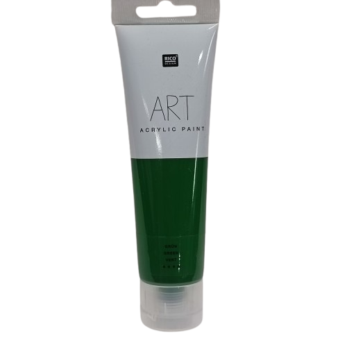 peinture acrylique vert