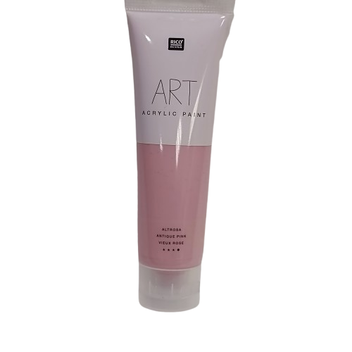 peinture acrylique vieux rose