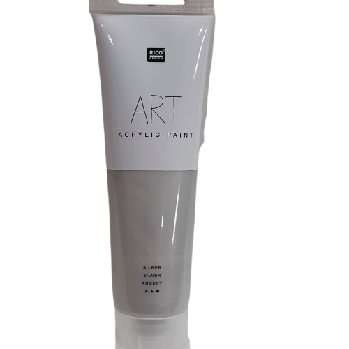 peinture acrylique argenté métallisé