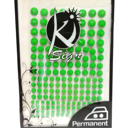 strass thermocollant vert fluo