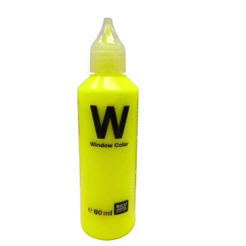 jaune fluo peinture fenetre repositionnable